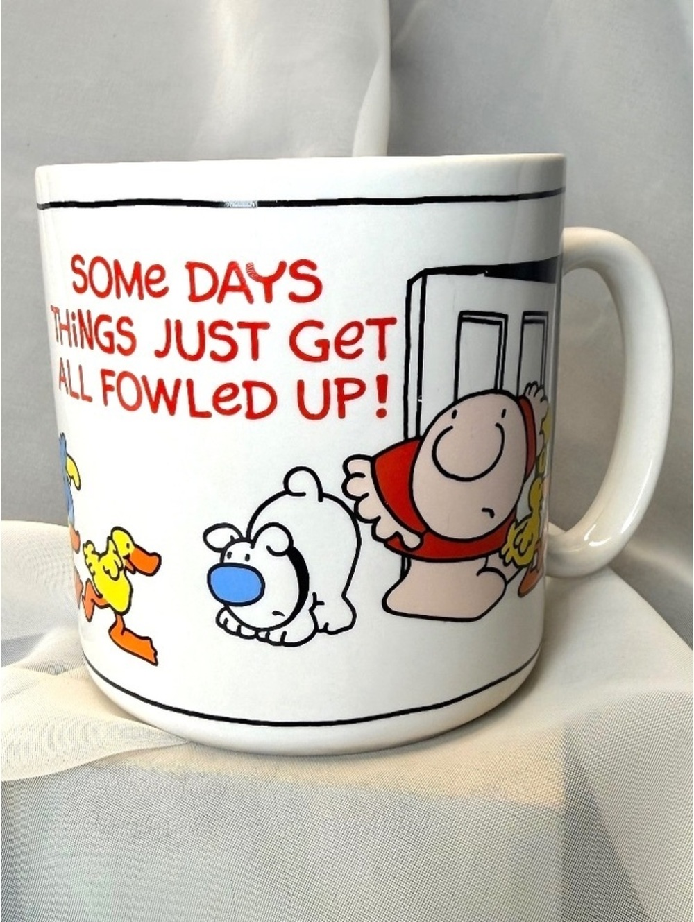 Ziggy 1985 Stoneware Mug Some Days Things Just Get All Fowled Up